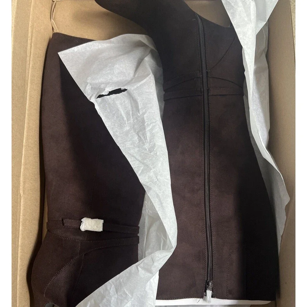 LifeStride Women's Guild Tall Boot👢 Dark Chocolate Leather- Regular Calf-NEW😍